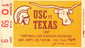 1967 USC vs. Texas 